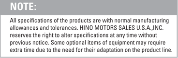 Hino 185 Note